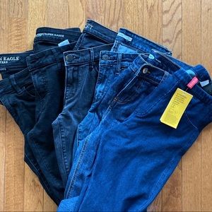 American Eagle Loft Old Navy Jeans Bundle Size 4